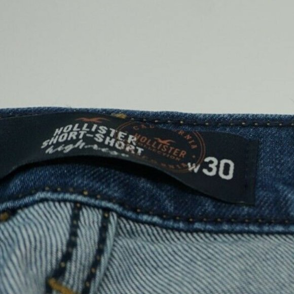 Hollister Women’s Cut Off Denim Jean Short-Shorts Size 30 - Picture 3 of 3